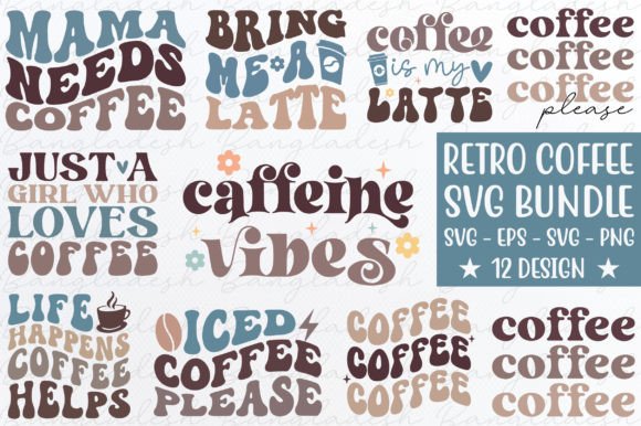 Download Retro Coffee SVG Bundle - Coffee svg Collection